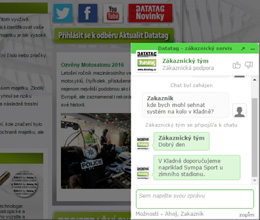 Spouštíme novou službu online chat