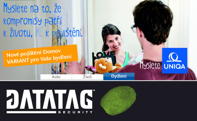 S Datatag sleva na pojištění domácnosti od UNIQA pojišťovny